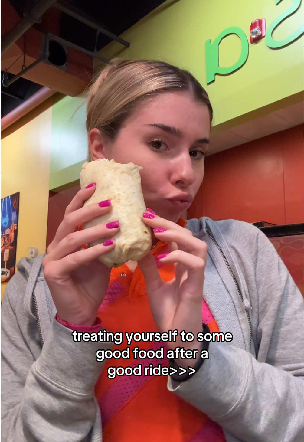 It’s like a reward🌯✨ @MoesSouthwestGrill ily