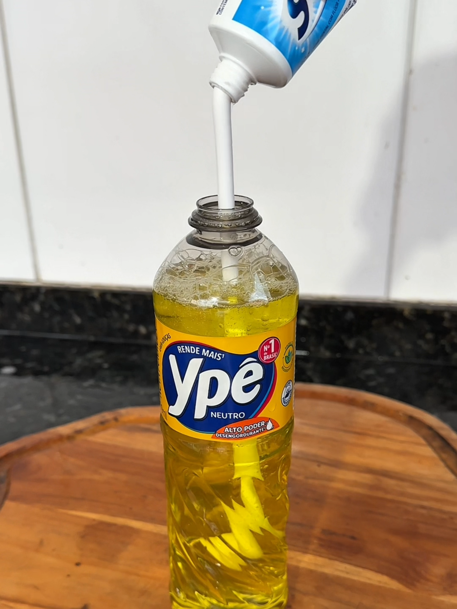 Just add toothpaste to your detergent and you'll thank me. #LifeHack #homehacks #cleaningtiktok