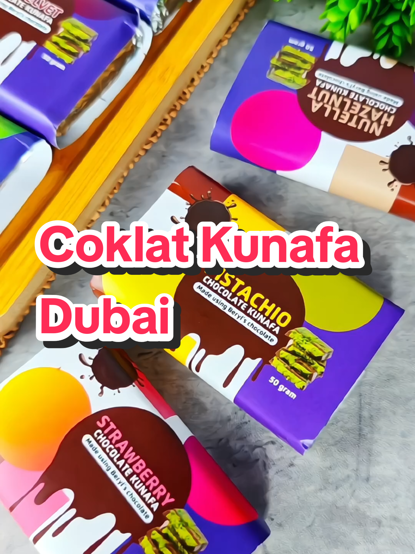 Terus amik combo lagi berbaloi tau. Semua jenis boleh rasa. yang penting rasanya sedap dan tak terlalu manis #chocolatekunafa #kunafachocolate #kunafachocolatebar #coklatkunafa 