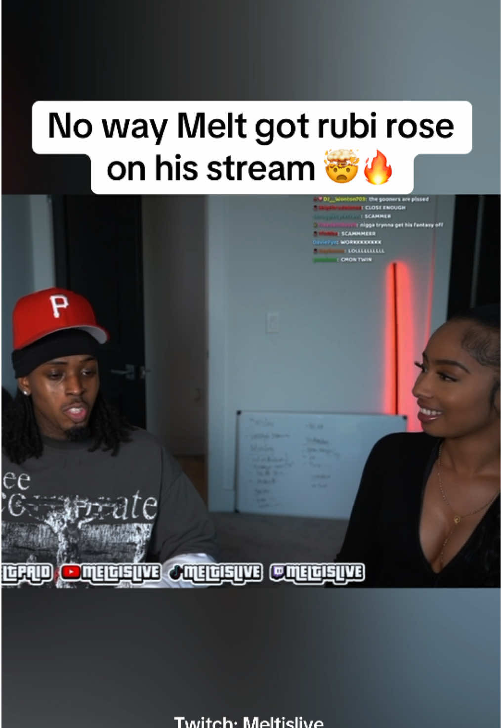 Melt x Rubi Rose #rubirose #meltislive  #fypシ  #fyp #relatable  #melt  #zyxbca #fouryou #twitch #streamer #Relationship #cheating #girlfriend #dtb 