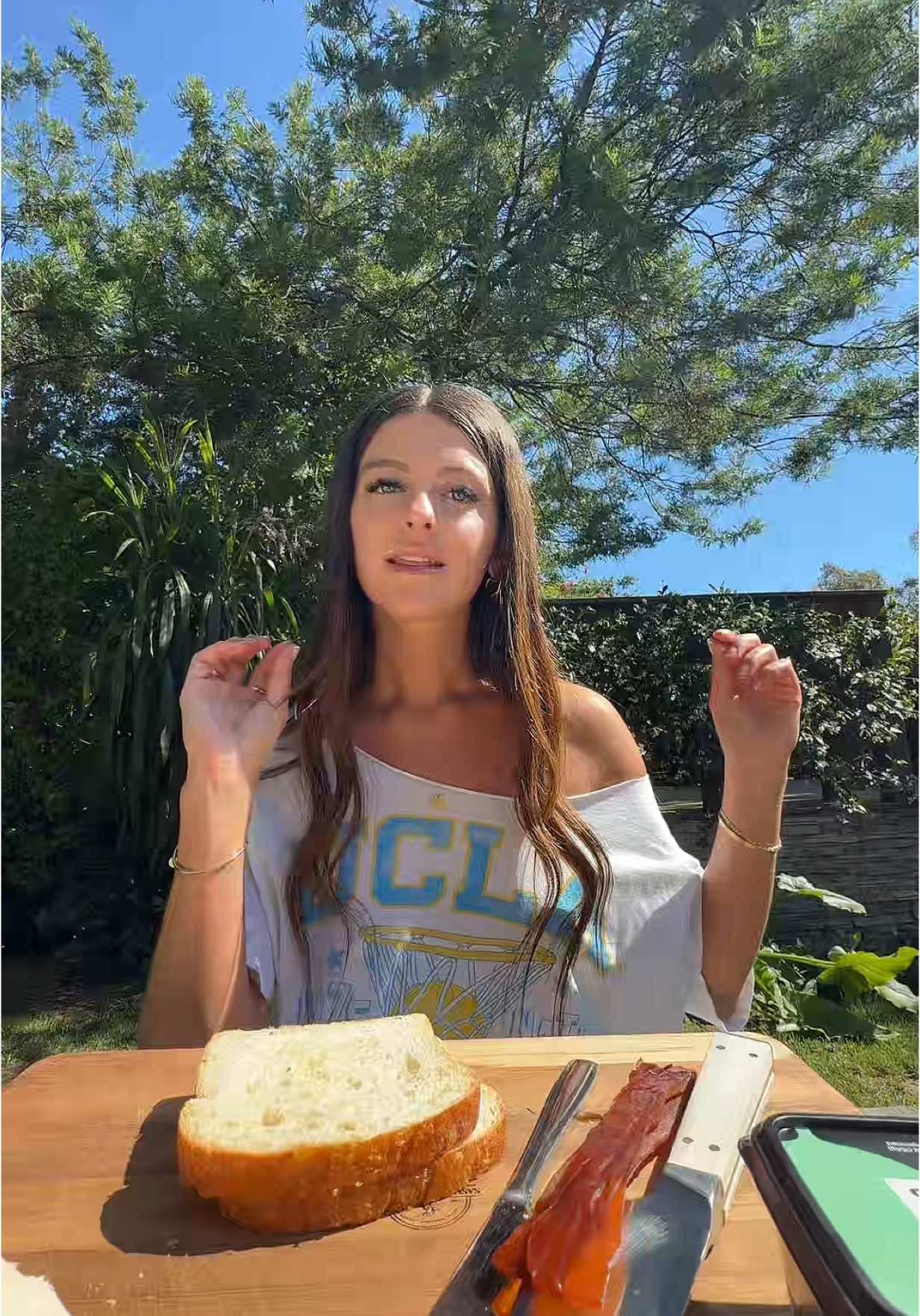 making the fiance’s lunch!