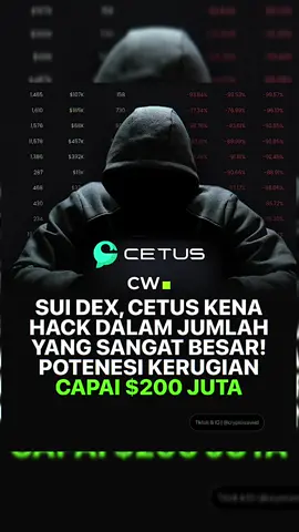 Sui-based decentralized exchange (DEX), Cetus, teridentifikasi mengalami potensi eksploitasi besar yang diperkirakan mengakibatkan kerugian lebih dari $200 juta. Meskipun tim Cetus menurunkan insiden ini sebagai 