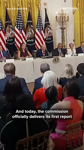 President Donald Trump participated in a Make America Healthy Again Commission event after the White House released a report covering American health and wellness. Click the link in our bio to read more.