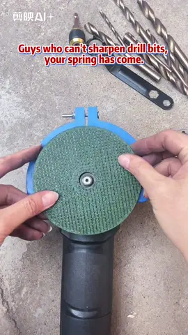 Angle grinder, grinding drill module