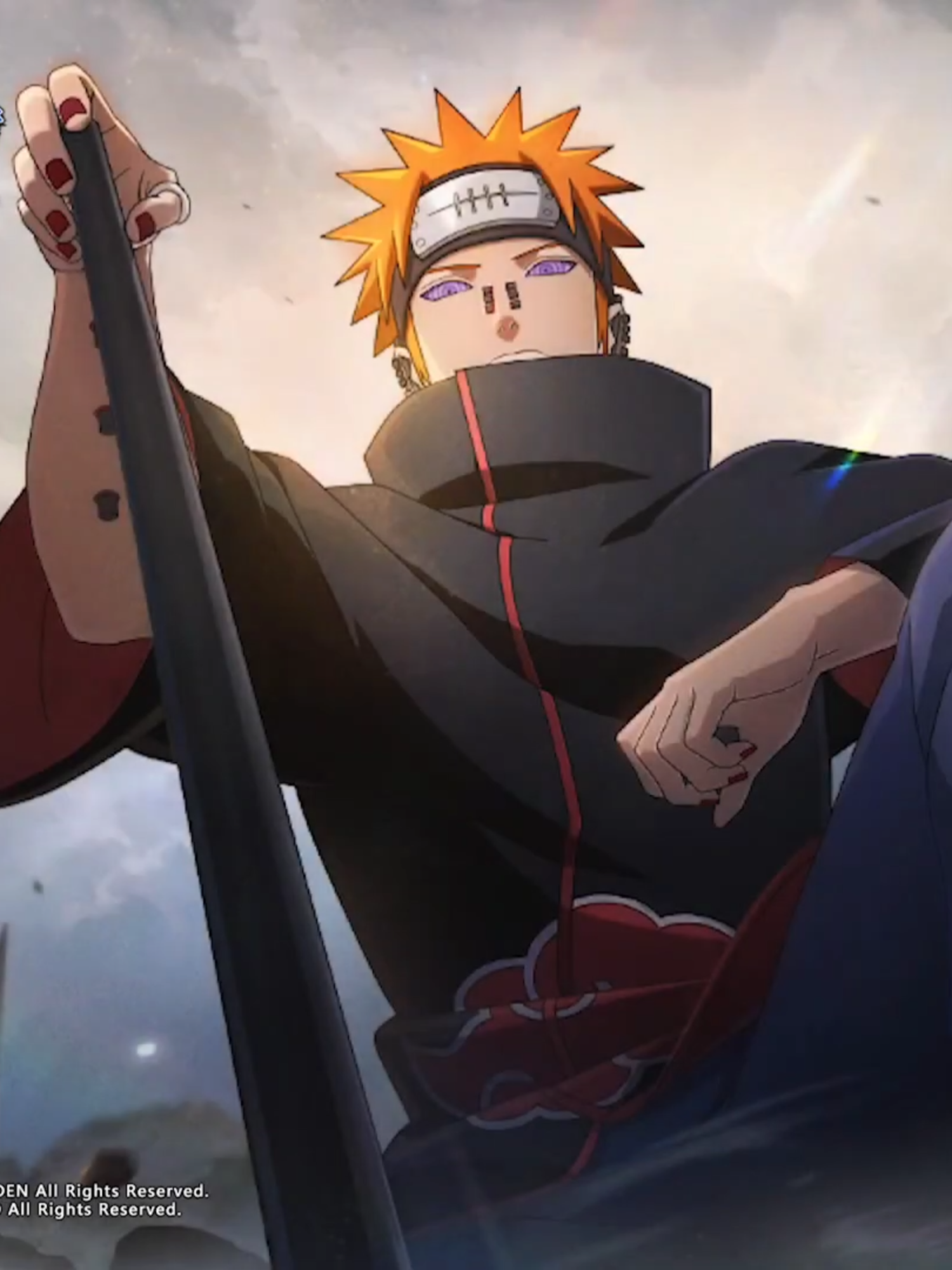 _The Descent of God_ - Pain (Deva Path) CGI Animation Intro _ Naruto Mobile #naruto #narutoshippuden #pain #narutomobile #anime