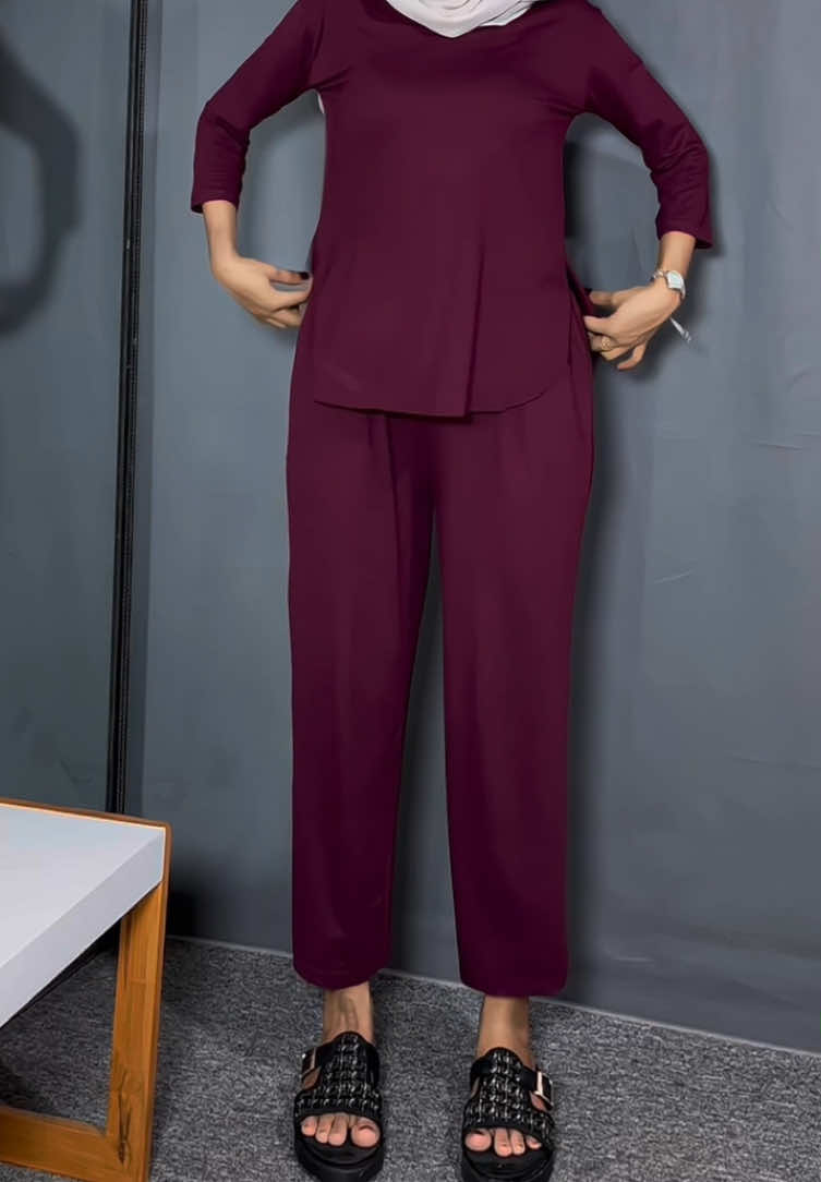 Stelan muat dari BB 40 kg - 80kg an sih ini, mantep pol🫶🏻 #oneset #stelanwanita #stelanmurah #fypage #onesetjumbo 