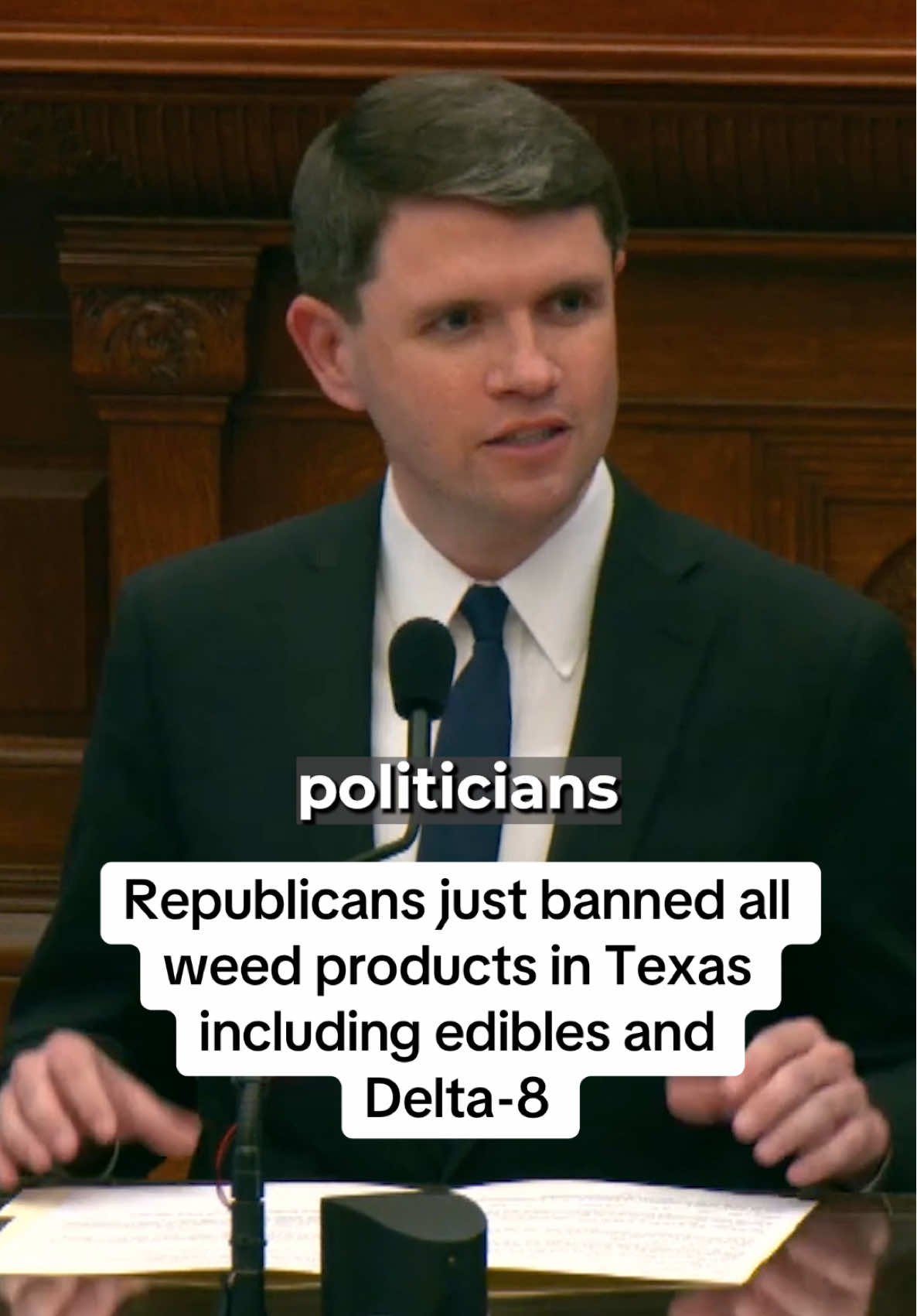 Republicans just banned all THC products in the state of Texas. This new law will close thousands of small businesses and lay off thousands of workers across the state. The Republican Party once stood for 