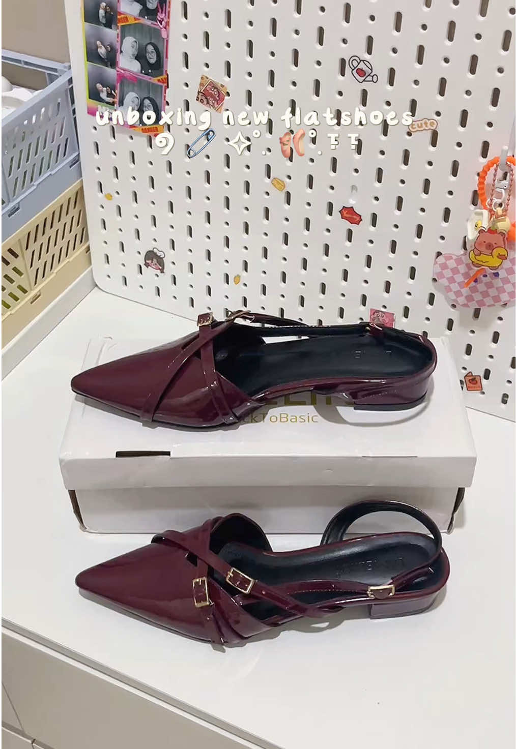 new daily shoes udah trial 3 hari dan enak bangeeeut buat dipake 💖💌 #heelswanita #flatshoes #lamelika 