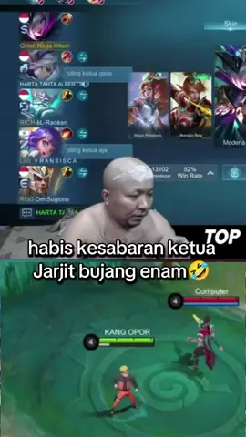 Jarjit bujang 🤣#ketuanagahitam #bangpascol #botakciter #MLBBxNARUTO #MLBB #MobileLegendsBangBang 