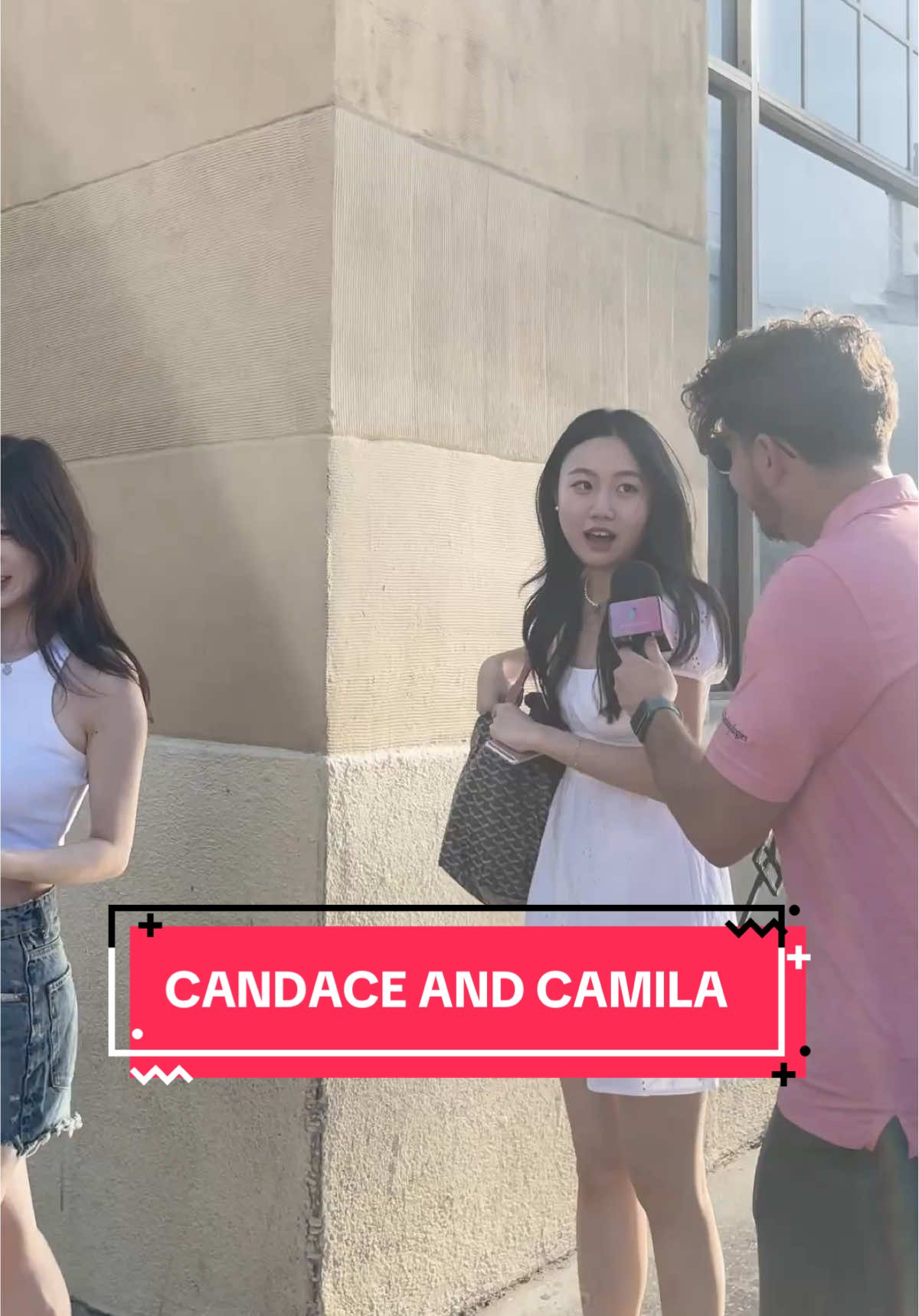 Candace and Camila! 😁 #interview #china #tourists #hollywood #tourism #chinese #goodpeople #lovelypeople #conversation 