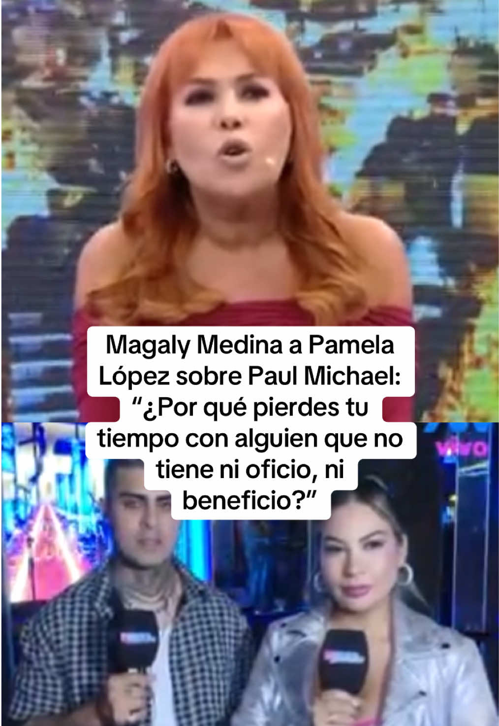 #magalytvlafirme #magalymedina #pamelalopez #paulmichael #entrevista #chismososmillenials #fyp #followers➕ #limaperu🇵🇪 