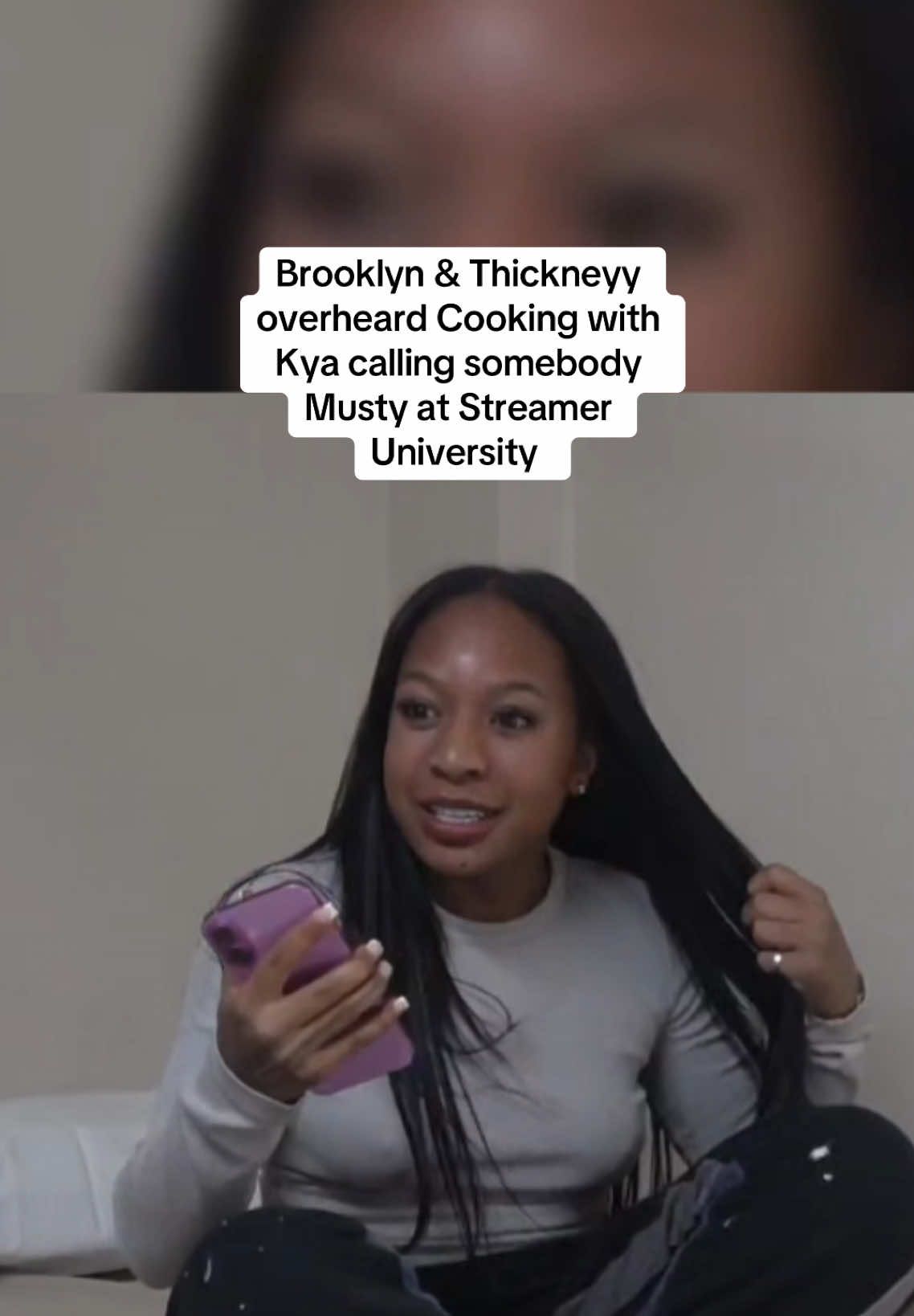 Brooklyn and Thickneyy overheard Cooking with Kya calling somebody Musty at Streamer University   @theyenvybrooklyn @Thickney @Cookinwitkya  #twitch #cookingwithkya #brooklynfrost #fyp #streameruniversity #BKG #thickneyy #kaicenat 