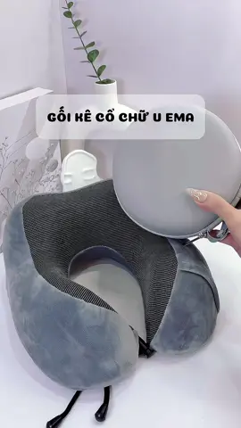 Gối chữ U cao su non mềm mại, đàn hồi tốt dùng kê cổ chống mỏi văn phòng, ngủ trưa, tựa cổ khi đi tàu xe,gấp gọn dễ dàng mang theo #goichuu #goikeco #caosunon #goicongthaihoc 