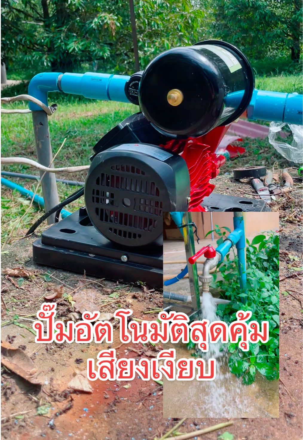 ปั๊มน้ำอัตโนมัติสุดคุ้ม เสียงเงียบ น้ำแรง ใช้ในบ้านไม่รบกวน #ปั๊มอัตโนมัติ #ปั๊มน้ําอัตโนมัติ #ปั๊มน้ํา #ปั๊มน้ําเสียงเงียบ 