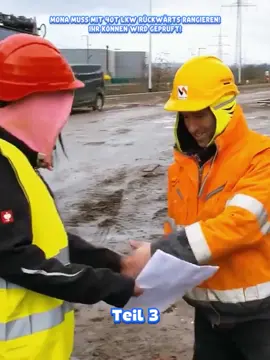 3. Mona muss mit 40t LKW rückwärts rangieren! Ihr Können wird geprüft! #trucker 