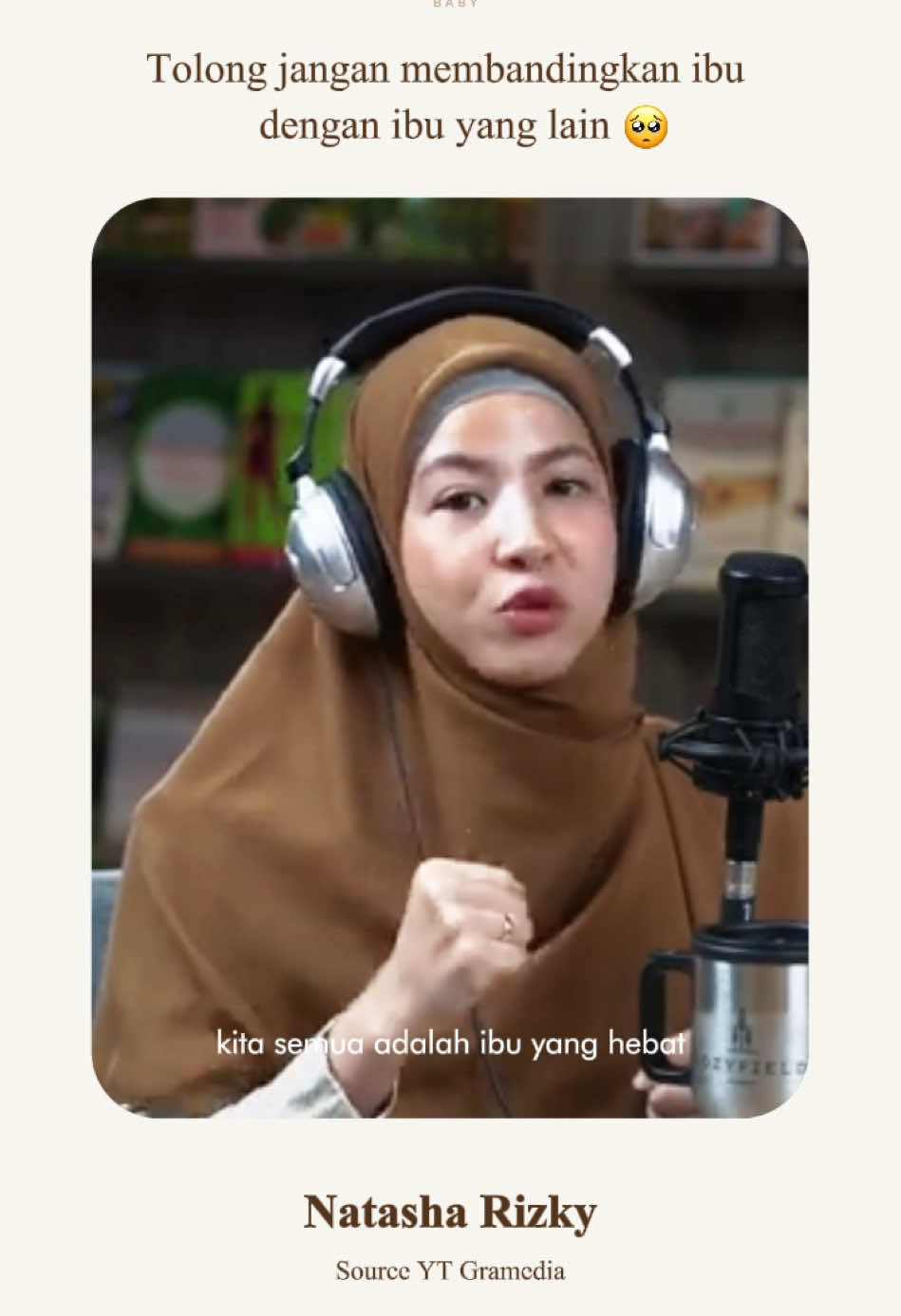 Semua bebas memilih untuk jadi ibu fulltime atau workingmom tidak ada yang salah karena tujuannya sama demi anak dan keluarga tercintanya🥹 yang salah itu ketika kita membandingkan ibu yang satu dengan yang lainnya. Tolong hargai pilihan mereka…🥹🤍 Semangat buibu diluar sana kalian hebat🤗🤍 #ibu #nasihat #nasihatibu #ibuhebat #natasharizky #tips #penyemangat #semangat #ibukuat 