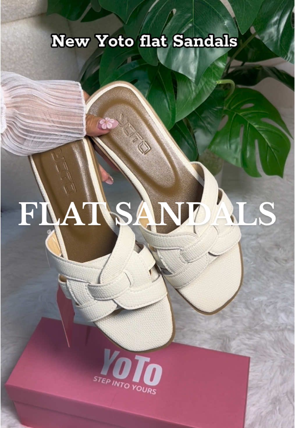 New flats Sandals from Yoto😍 #sandals #womensandal #flatsandals #footwear #flatsandalstrends #fyp #fyppppppppppppppppppppppp 