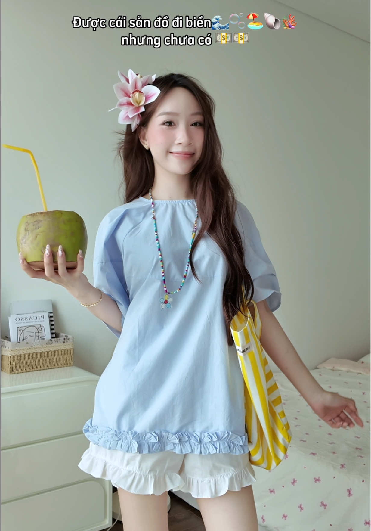 Ok đi bỉn ....🪸🫧🌊☀️🏖️🐚🩵#setxinh #dibienmacgi #setdibien #aobabydoll #videoviral #xuhuong #fypシ゚ 