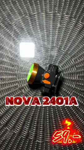 ถ้าให้ลอง! ซื้อไปไม่ผิดหวังแน่นอน ไฟฉาย NOVA 2401A ไฟฉายขนาดเล็ก แต่กำลังไฟไม่ได้เล็กตามเครื่อง แสงสว่างสุดๆ ใช้งานในที่แสงน้อยได้ดีเยี่ยม อยากให้ทุกคนต้องลอง #ไฟฉาย #รีวิวไฟฉาย #ไฟฉายพกพา #ไฟฉายแรงสูง #ใช้ดีบอกต่อ #ไฟฉายคาดหัว 
