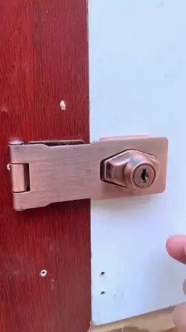 Lock doors and windows can use such a lock plate, safe and portable # lock plate # lock # hardware tools # practical objects#goodthings #tiktok #fyp 