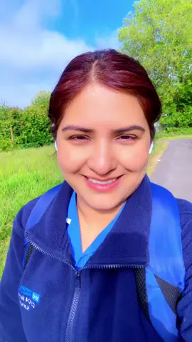 Morning walk after 12 hrs shift!! I am not looking tired though 😜😜#fyp #❣️❣️ #uklife #ukrn #followingtrend🌺🌺 #nurselife #trendy 