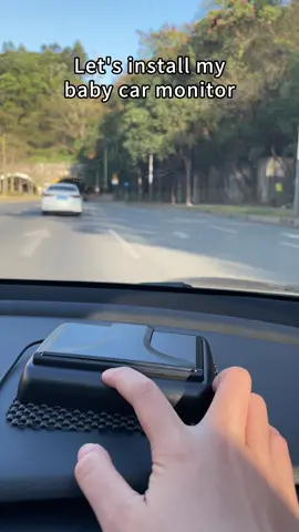 When you take your baby out, no matter how quiet the back seat is, it can't escape this monitor~#mom #fyp #motherhood #babies #FathersDay #mybaby #girldad #papa #griefjourney #bebe #dadlife 