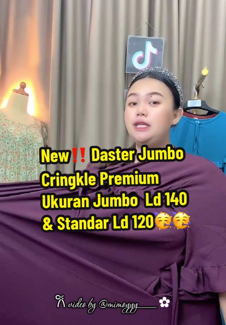 Daster marlina Jumbo Bahan Cringkle premium alus ‼️chekout paket bundling lebih hemat #dasterjumbo #dastermurah #dastercringkle #dastercringkel #dastersuperjumbo #dasterbusui #tiktoklive #livehighlights 
