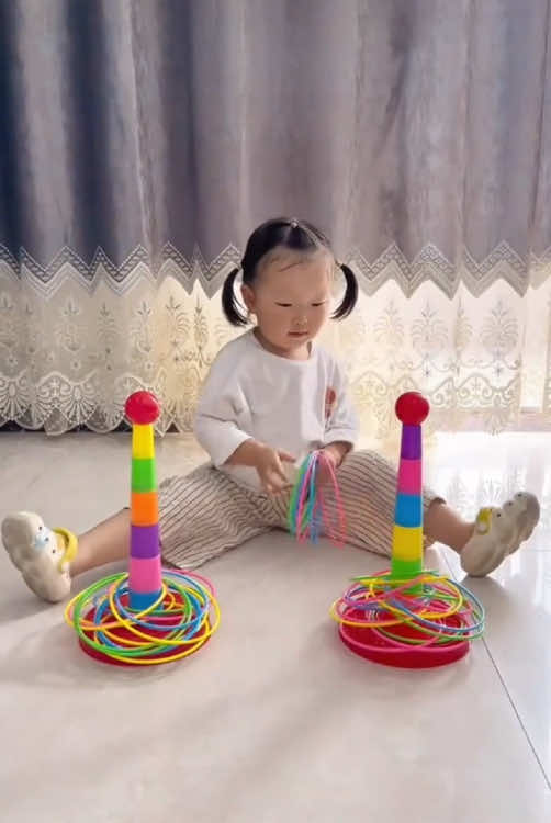 Throw Circle Toy Ring Toss Kids Toy Perfect Family Fun for All Ages 👨👩👧👦 #IndoorOutdoorGames #familygame#ringtoss #ringtosstoy #throwring #toysforkids#toy#toys#fyp#kidstoy#educationaltoys