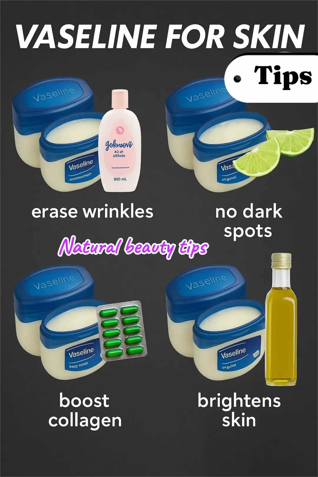 #skincaretips #natural #tipsandtricks #vasline #glowing #skin #skincare #skincareroutine #viralvideo #fypシ゚ #fypage #fypage #4u 