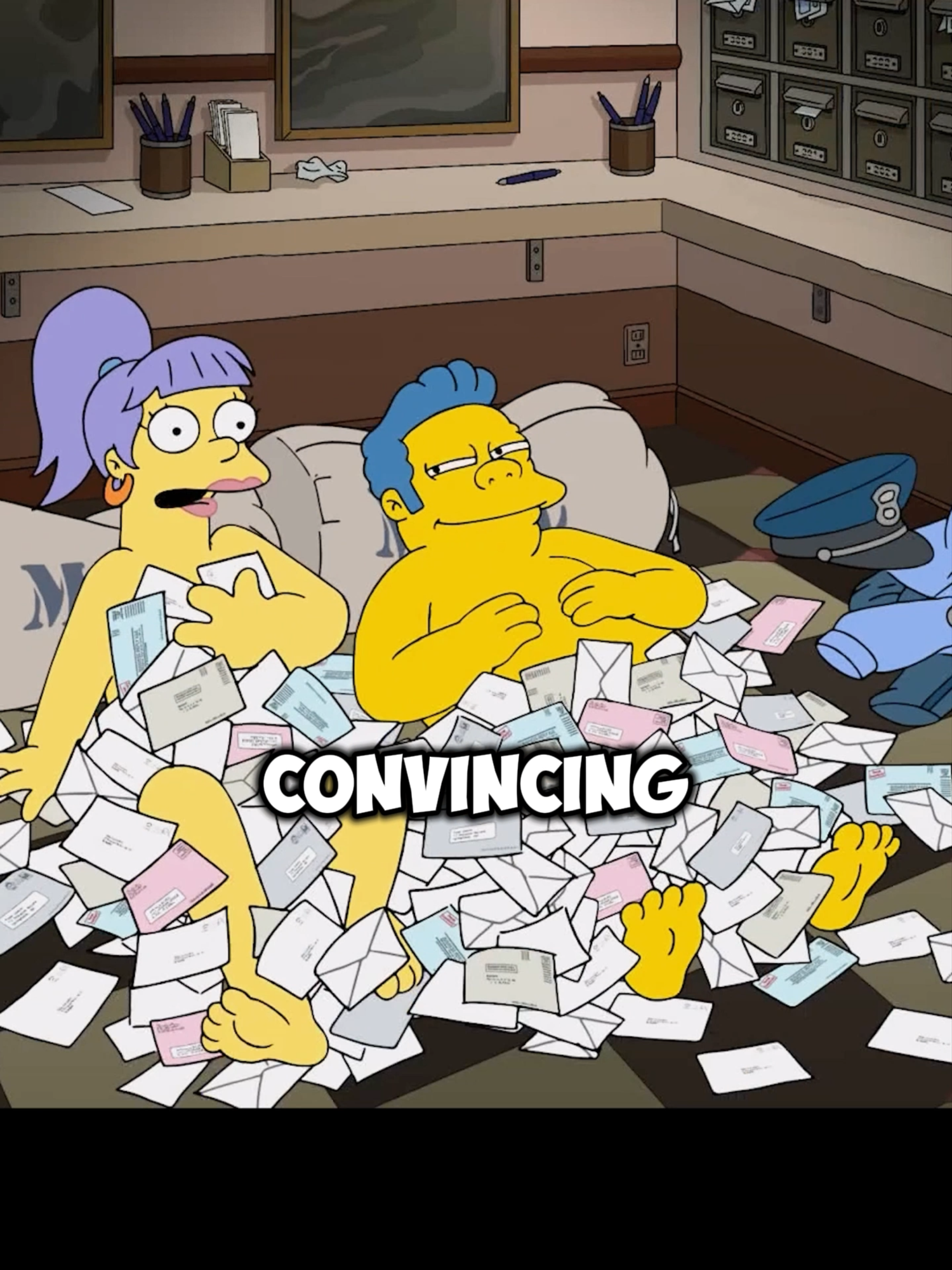 This not-so-smart-looking woman's name is Sarah.#fyp #tiktok #thesimpsons