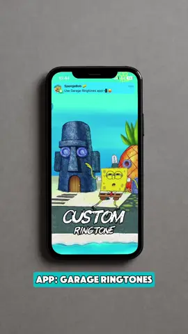 SpongeBob custom sms ringtone 🍔😅 #spongebobsquarepants #notification #sms #messagesound 