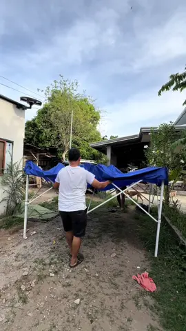 Heavy duty na tent mare ko perfect tag ulan man or taginit #tent #retractabletent #canopy #rainproof   