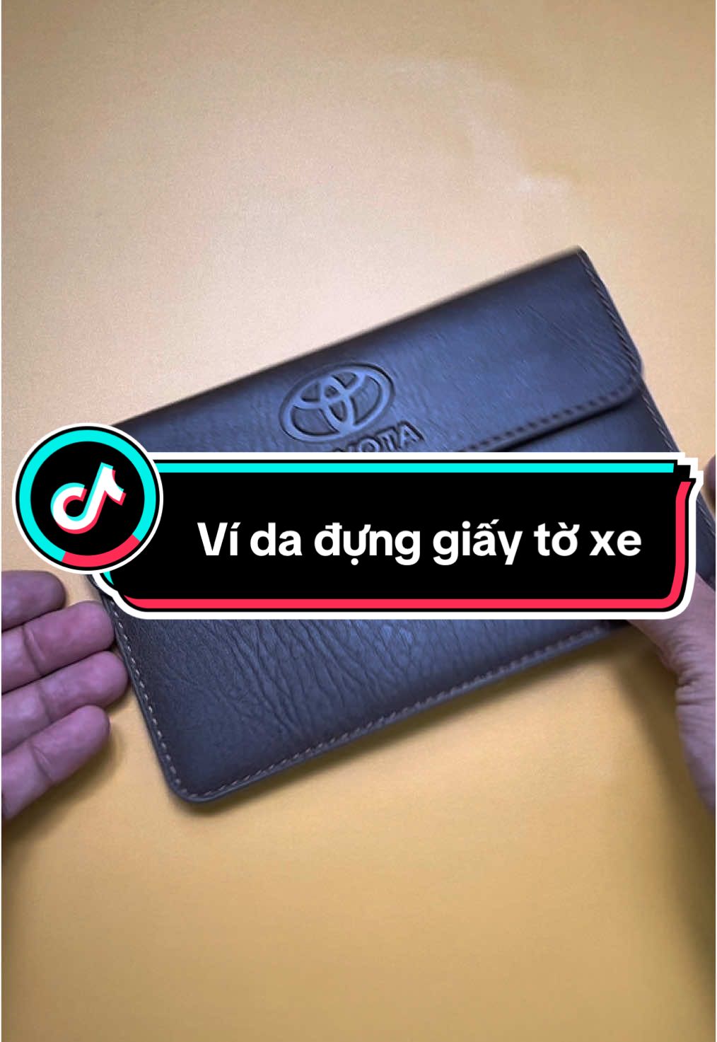 Ví da đựng giấy tờ xe ô tô #vidadunggiaytooto 