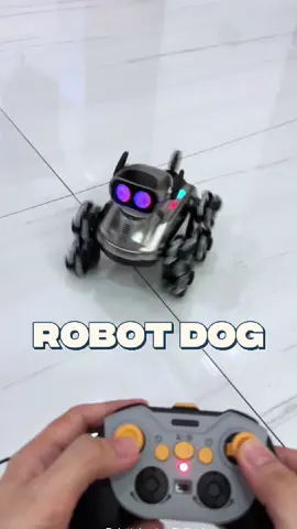 Ang cute ng new pet ko na robot dog. Para ka talaga may malikot na aso. 😂🐶 #robotdog #robotdogpet #robotdogtoy 