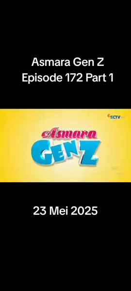 asmara gen z episode 172 part 1#nicolerossi #fattahsyach #asmaragenz #fyppppppppppppppppppppppp 