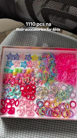 Hindi ka na mauubusan ng pang ipit kay bebe girl dahil 1110 pcs na’to✨ #ipitforkidsgirls #hairaccessoriesforgirls #kidshairclip #hairtiesforgirls 