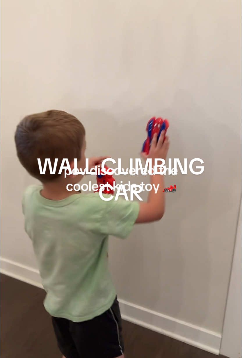 Wall climbing car is a hit! #tiktokshopmemorialday #kidstoys #kidstoy #giftsforkids #kidsgifts 