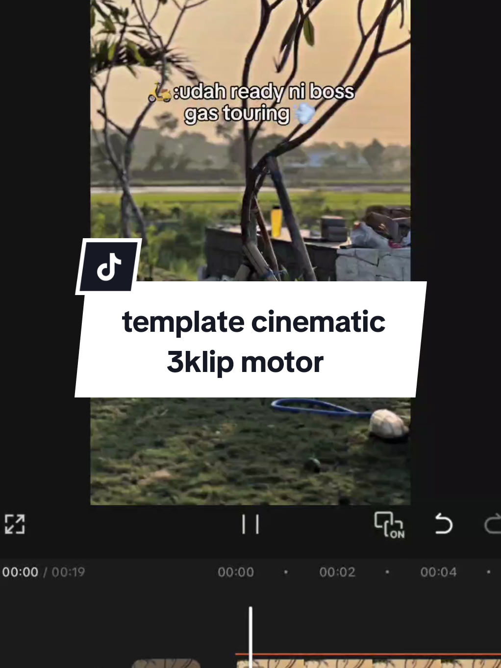 #CapCut aku tak nak pergi🗿 #trend #cinematicmotor #templatecapcut #fyp 