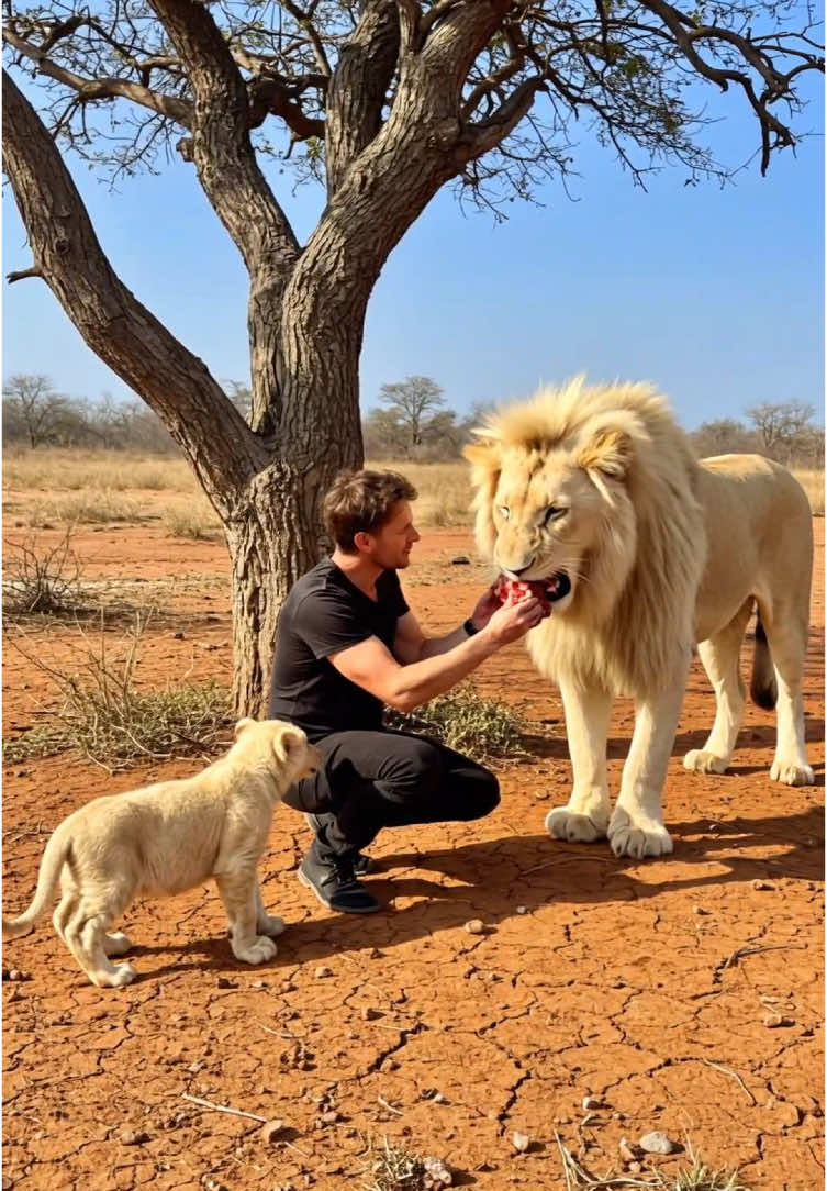 A Lion Cub Asked for Help — A Kind Man Saved Its Father Welcome to a channel full of powerful stories between humans and wild animals. From heart-stopping rescues to the fight for survival — every creature has a story. These videos are made by me using AI, and though they’re not real, the emotions are. What you’ll find here: -Wild animal rescues -Endangered species fighting back -Stories from Africa to the Arctic -Nature, survival, and the beauty of life If you love animals, care about nature, or just want to feel something real — you’re in the right place. Follow now and discover emotional wildlife stories in every short! #wildlife #animalrescue #lion 