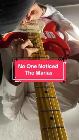 No one noticed @themarias  #guitartok #fyp #themarias #music 