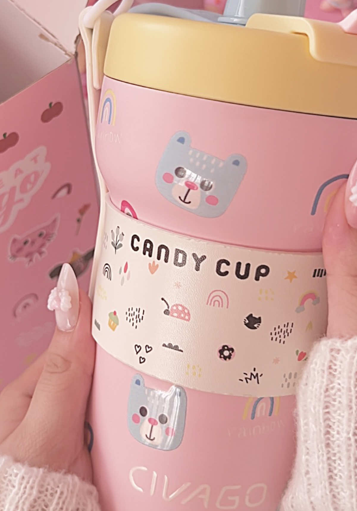 meet my new go-to tumbler from civago 💗 #civago #24hcivago #civago22oz #fyp 