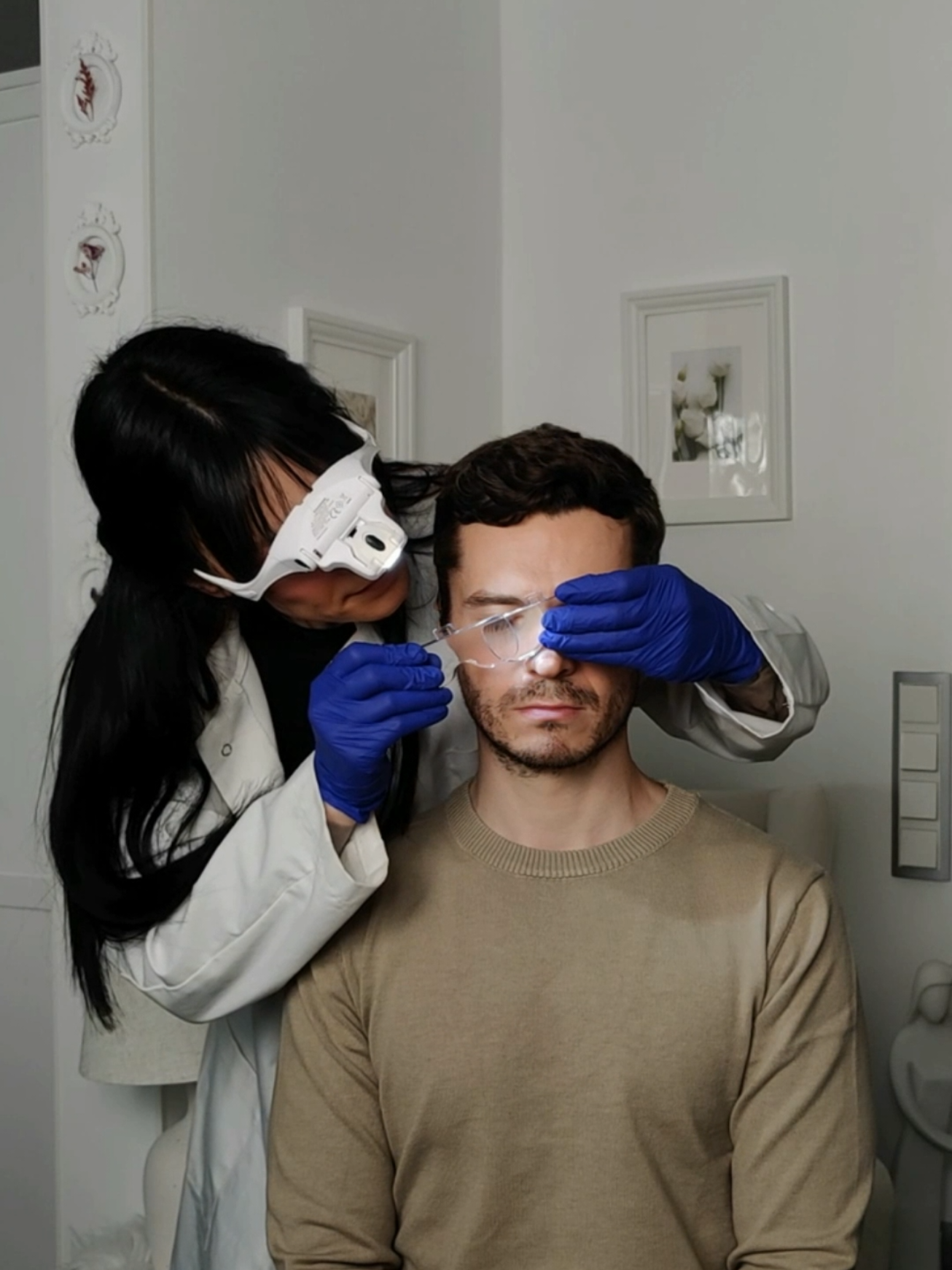 Eyes examination and vision tests #asmr #asmrvideo 