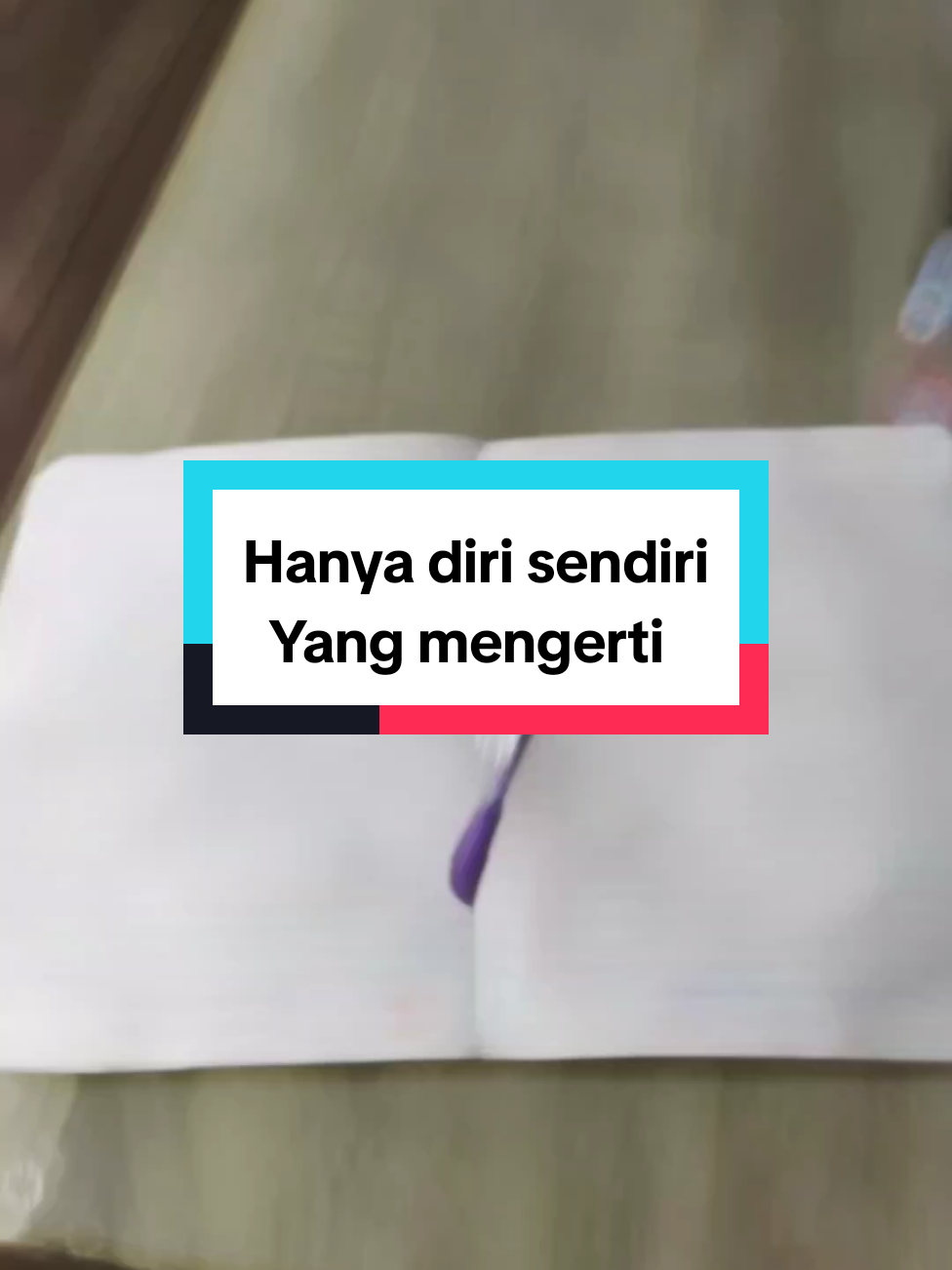Hanya diri sendiri Yang mengerti  Only yourself understands #storytime #status #motivation #katakata #story #sadstory 