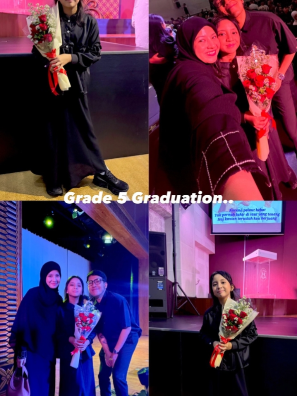 graduation grade 5 Kaka Gumi 🥰🥰🥰 #desta #destamahendra #fyp #megumi #natasharizky #graduation 