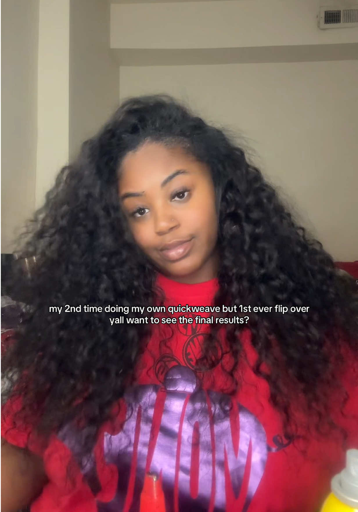 ahhhhh, another one ladies 🎀🎀🎀 flip over quick weave you want the final outcome?? #fyp #explore #quickweavetutorial #quickweave #ashinehair 