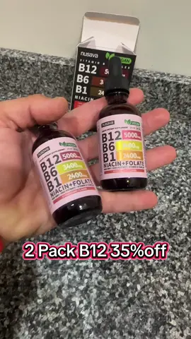 Flash Sale Vitamin B12. #bvitamins #NusavaGiveaway #NusavaB12 #Nusava #tiktokshopsummerturnup #tiktokshopdealsforyoudays #tiktokshop #flashsale 
