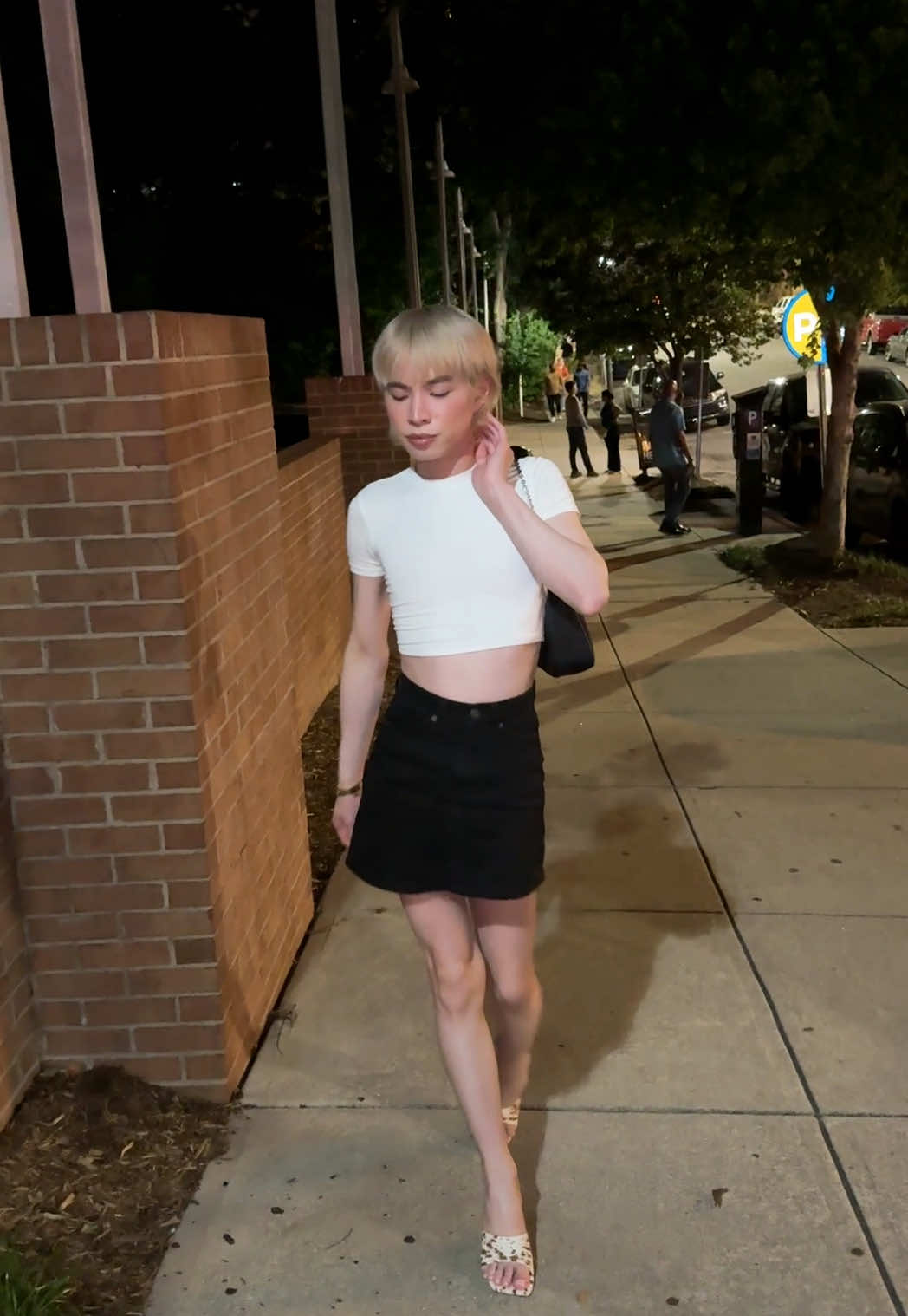 POV my fairy ass bopping around North Carolina #gay #femboy #nonbinary #fashion #skirt #reformation #jeffreycampbell #nc #fyp #prada #nakedwardrobe #pov 