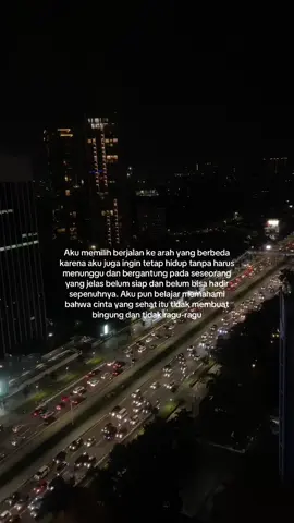 karena cinta yang sehat tidak membuat ragu.
