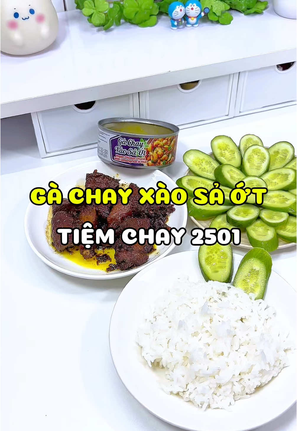 Gà chay xào sả ớt Âu Lạc ngon đỉnh luôn đó mấy bà ơi #minhlaanh0410 #xuhuong #review #foodreview #gachayxaosaot #tiemchay2501 #veganfood #thucphamchayaulac 