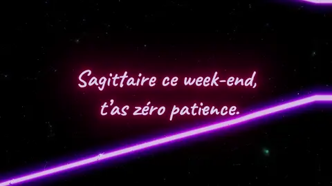 SAGITTAIRE, tendance brutal du week-end (24–25 mai) Tu supportes plus personne ? Normal. C’est ton propre mental qui crie. Lâche le monde deux minutes. Éteins tout. Pars en off.  Mantra : 
